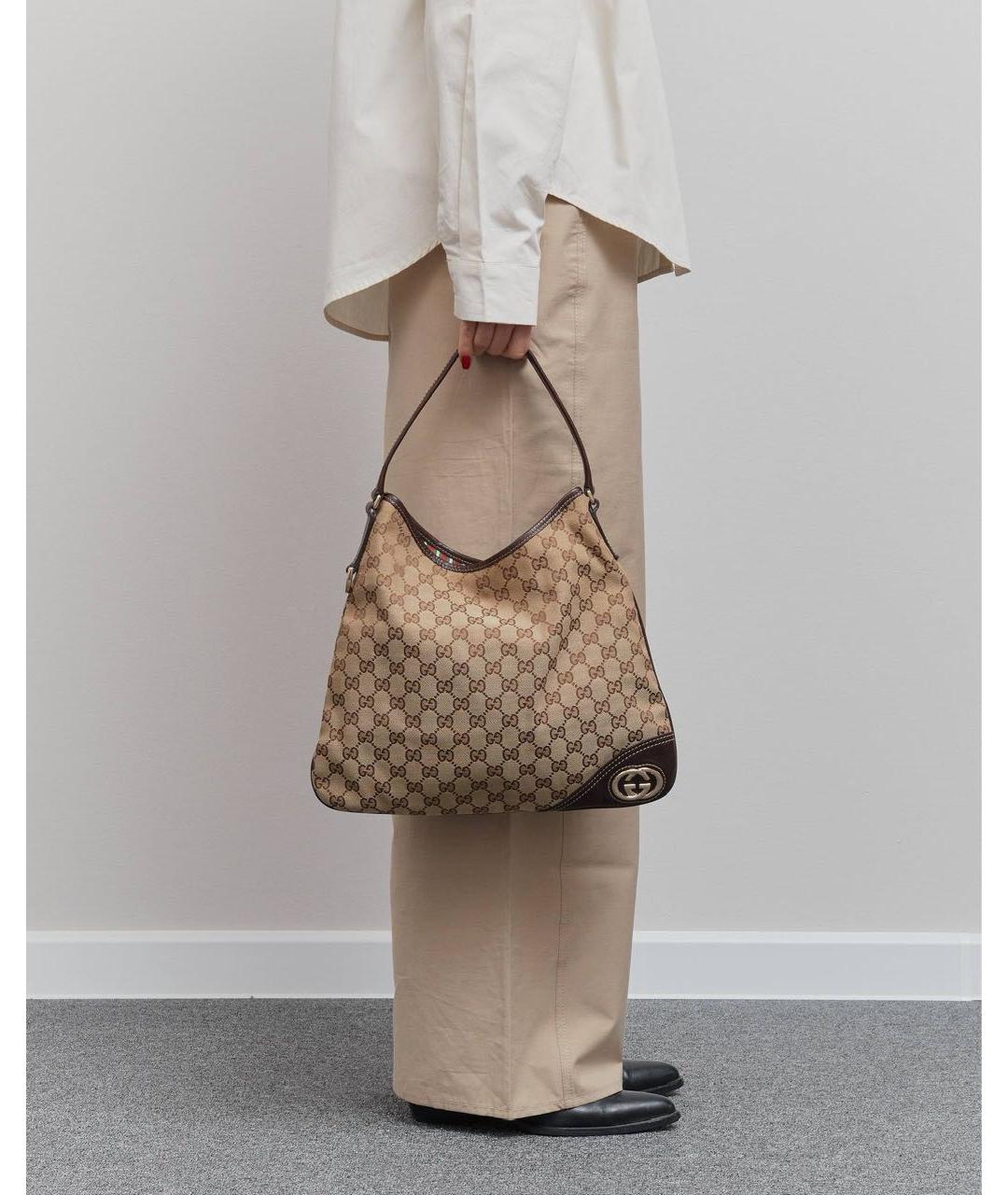 GUCCI Коричневая сумка через плечо, фото 3