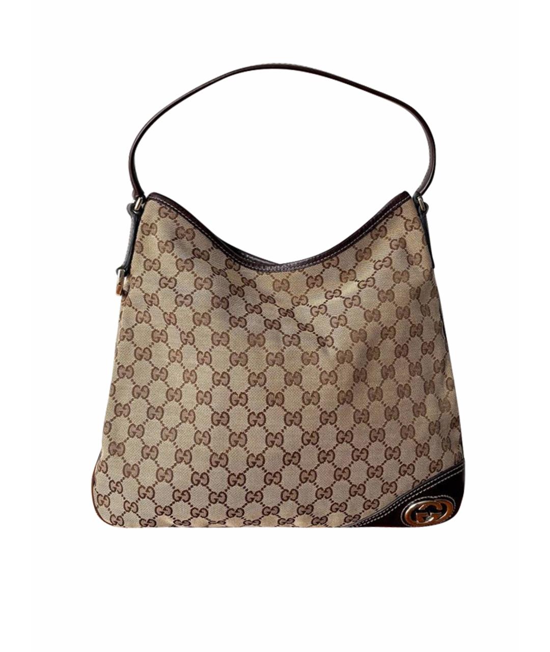 GUCCI Коричневая сумка через плечо, фото 1