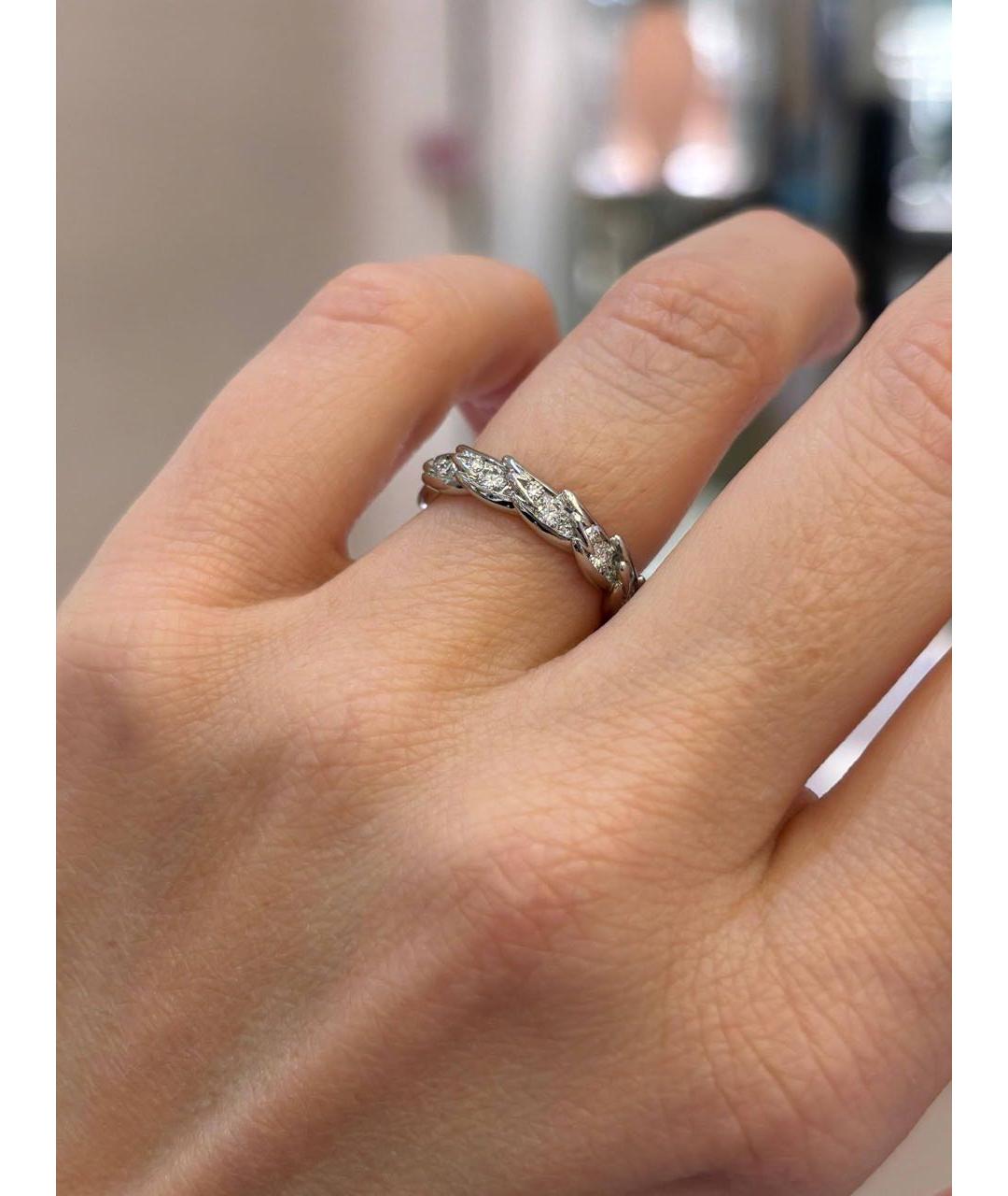 TIFFANY&CO Серебряное платиновое кольцо, фото 2