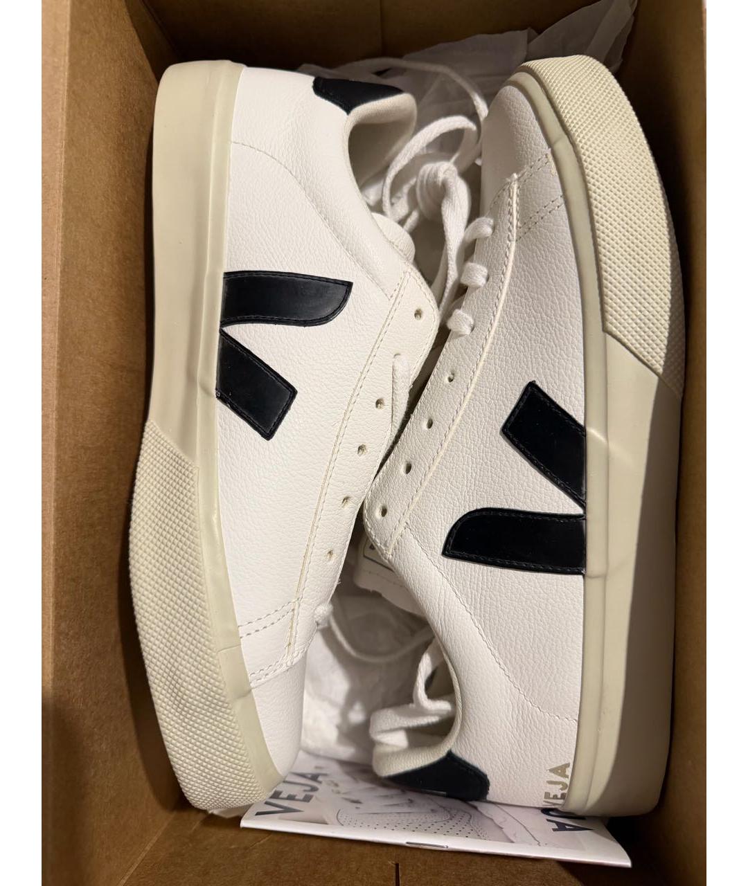 VEJA Белые кожаные кроссовки, фото 2