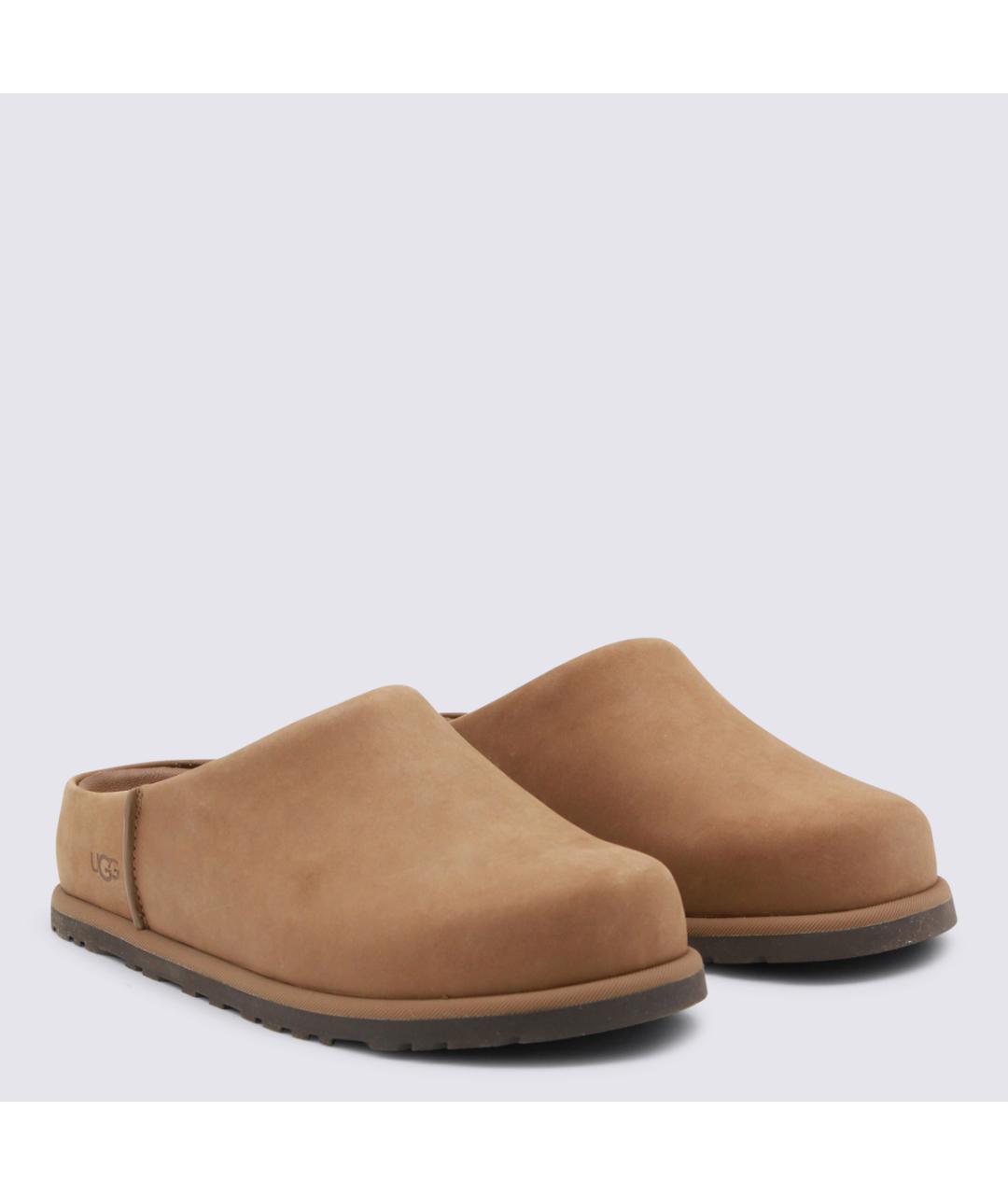 UGG AUSTRALIA Бежевые замшевые ботинки, фото 2