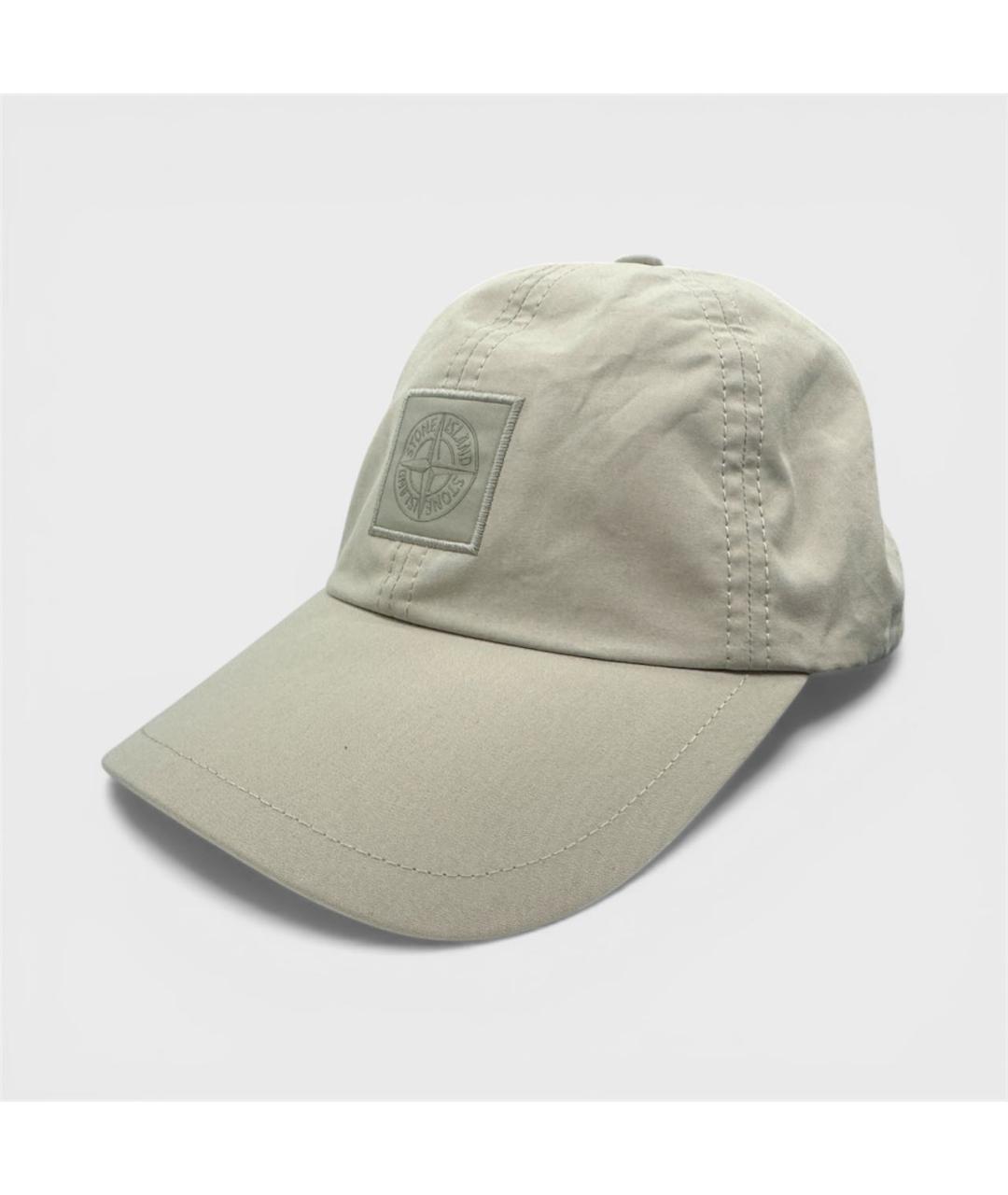 STONE ISLAND Бежевая хлопковая кепка/бейсболка, фото 7