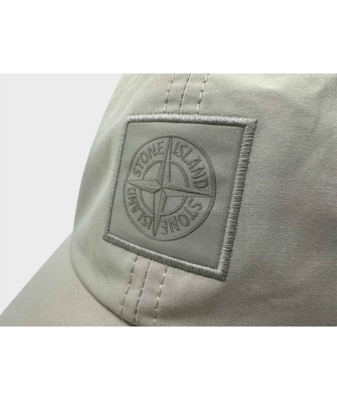 STONE ISLAND Бежевая хлопковая кепка/бейсболка, фото 4