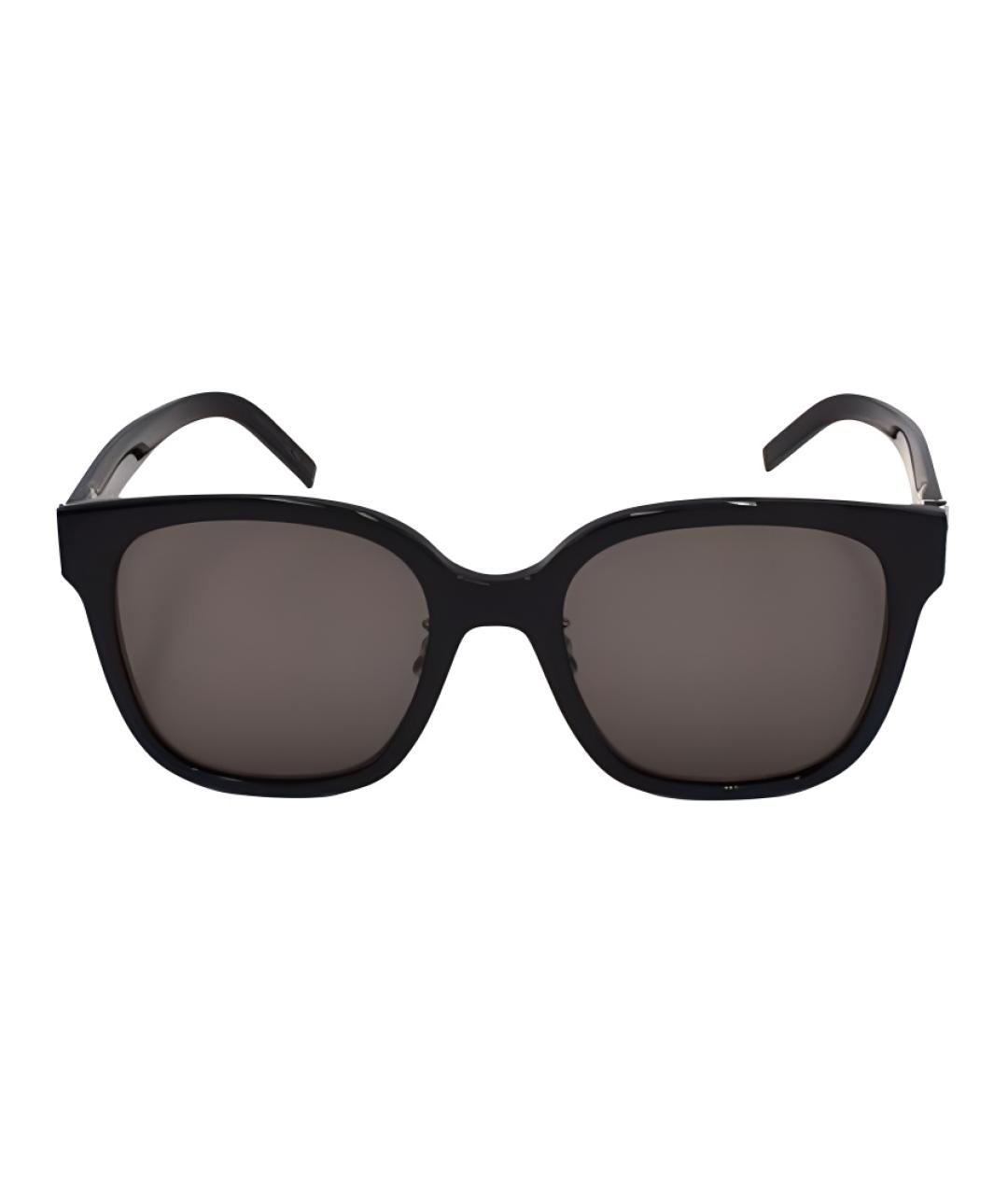 SAINT LAURENT Черные пластиковые солнцезащитные очки, фото 2