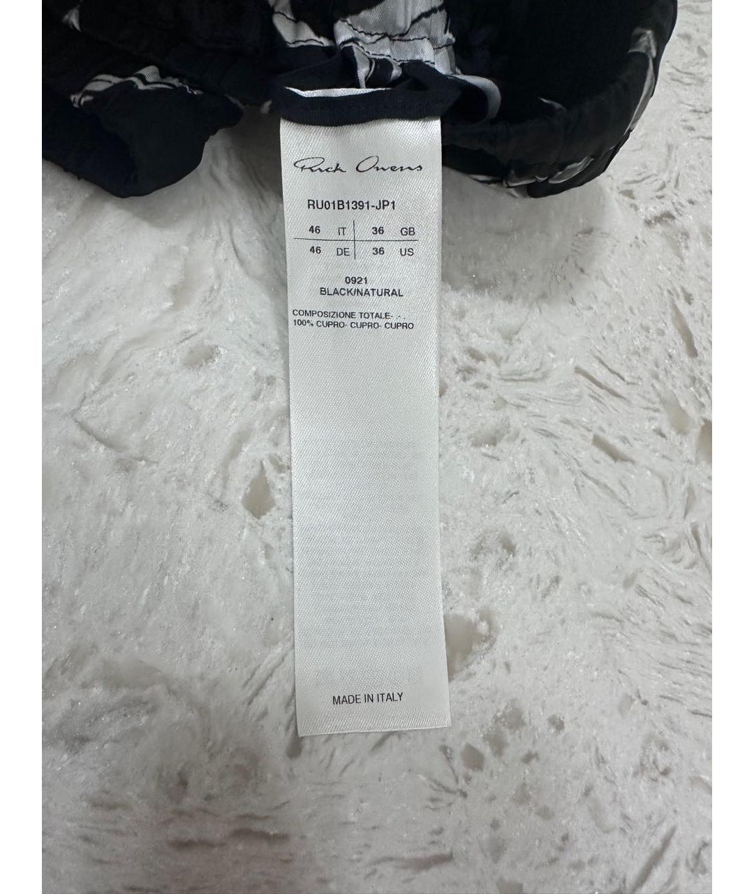 RICK OWENS Черные шорты, фото 6