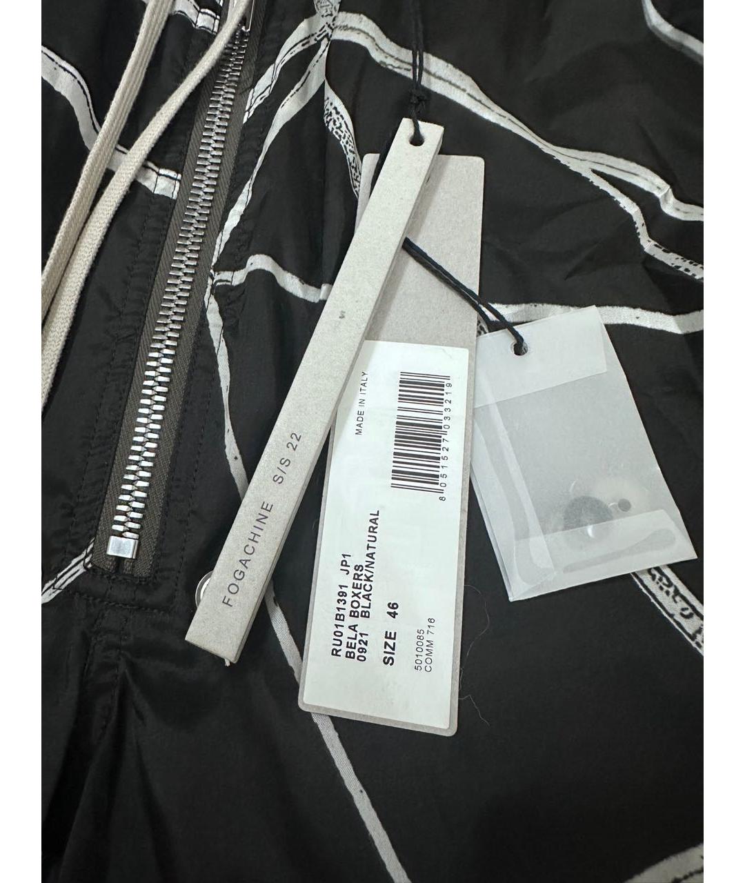 RICK OWENS Черные шорты, фото 3