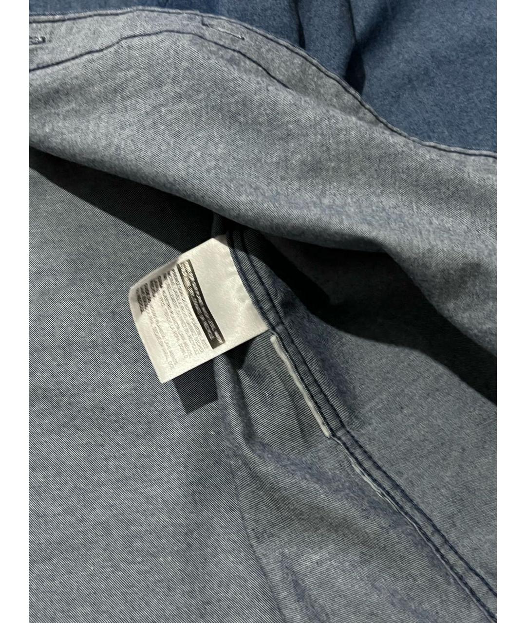 LEVI'S Синяя хлопковая кэжуал рубашка, фото 6