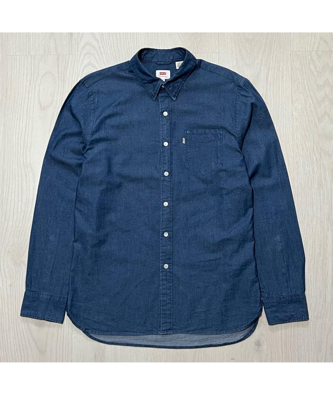 LEVI'S Синяя хлопковая кэжуал рубашка, фото 7