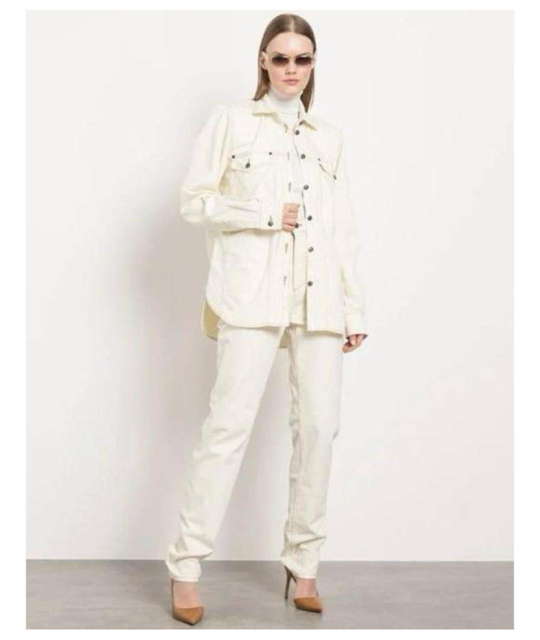 MAGDA BUTRYM Бежевая хлопковая рубашка, фото 7