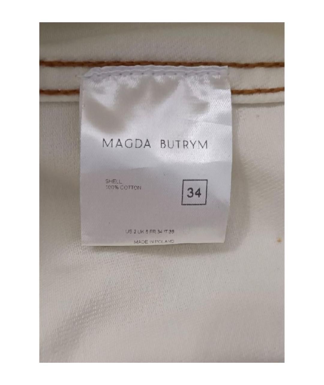 MAGDA BUTRYM Бежевая хлопковая рубашка, фото 3