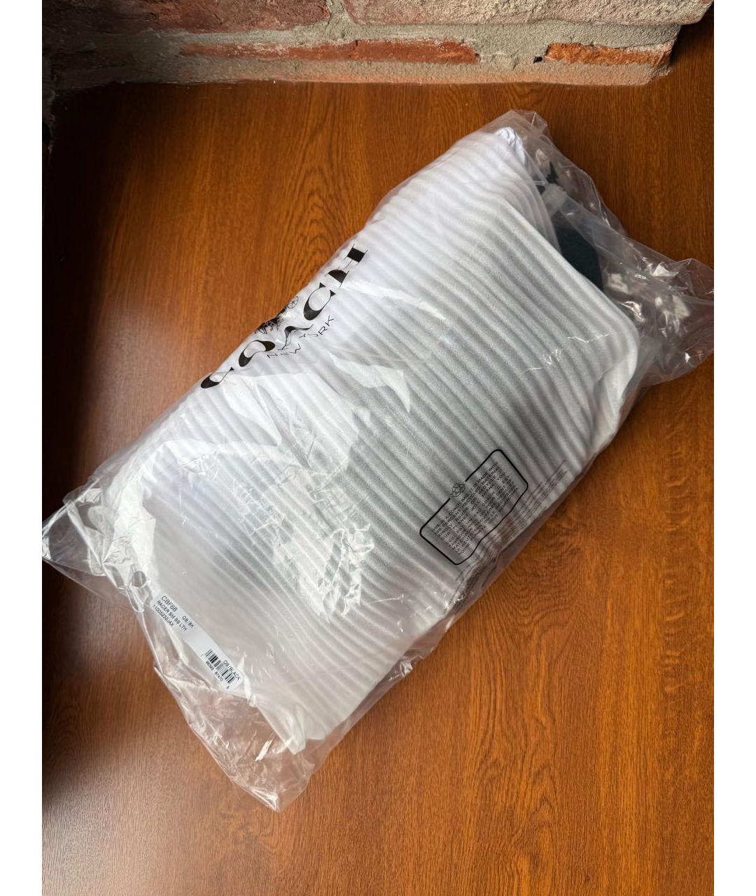 COACH Черная кожаная поясная сумка, фото 8