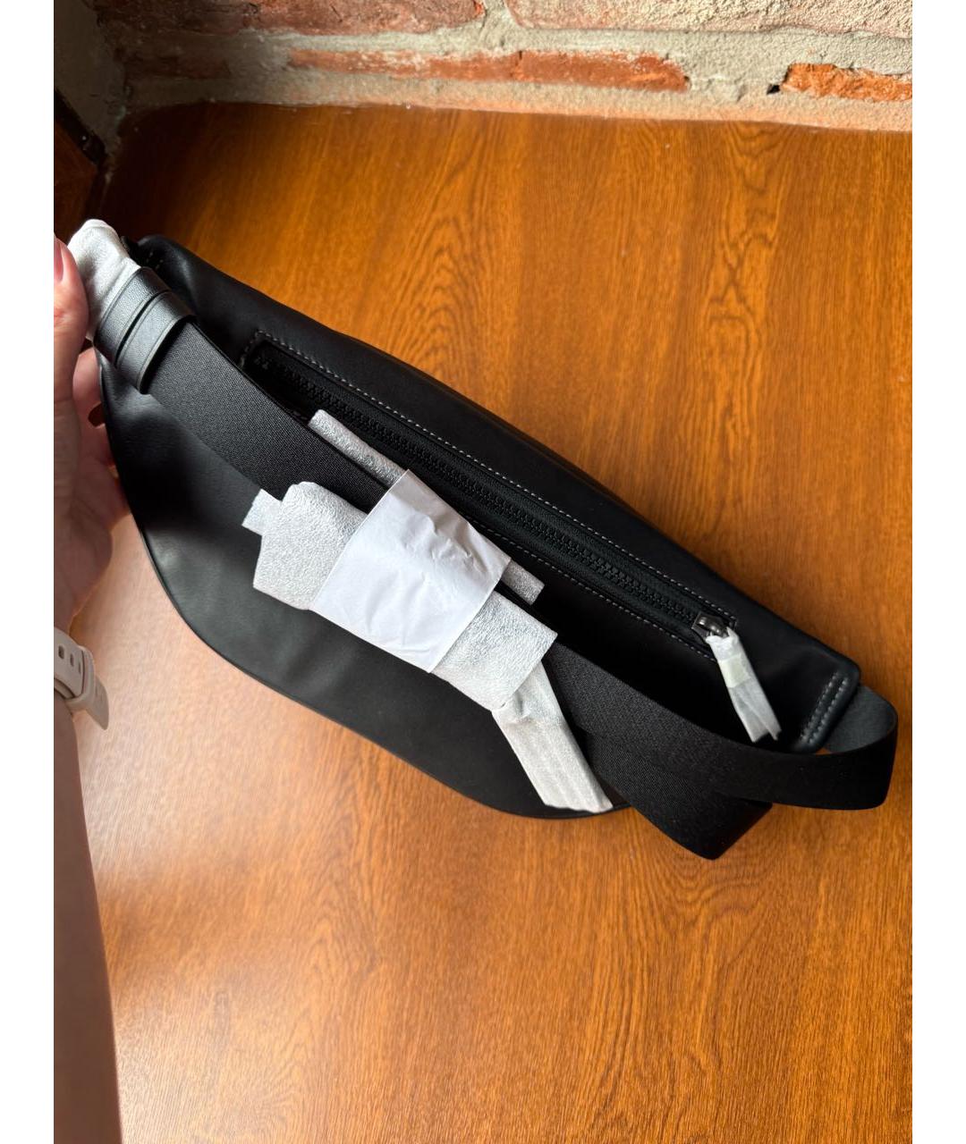 COACH Черная кожаная поясная сумка, фото 3