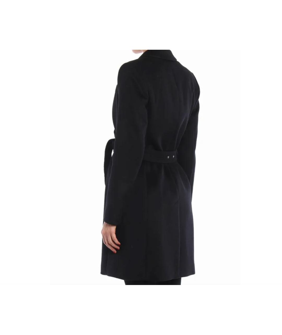 MICHAEL MICHAEL KORS Черное шерстяное пальто, фото 3