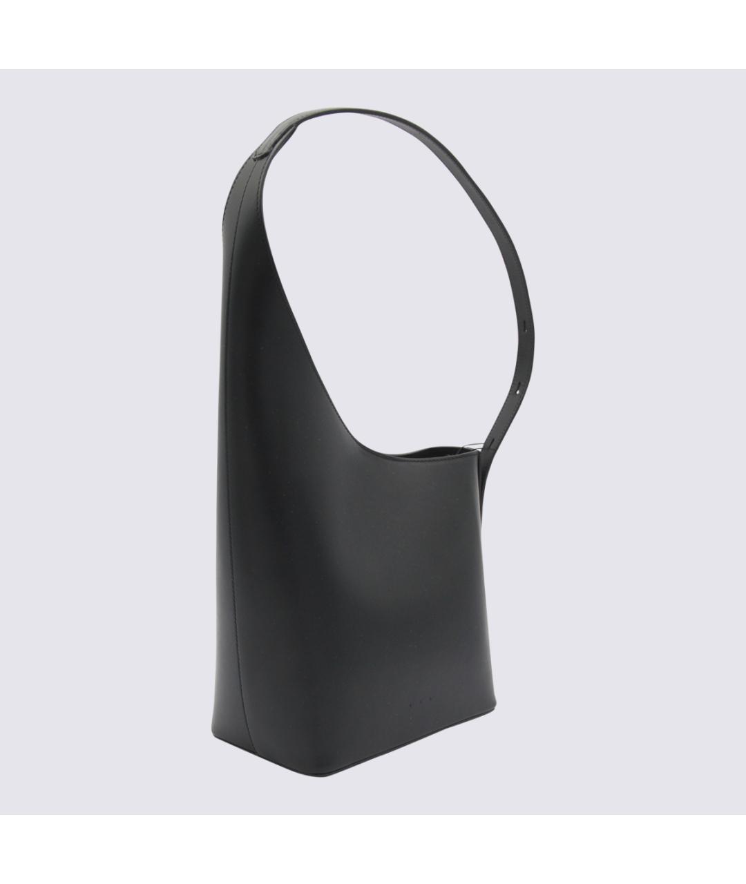 AESTHER EKME Черная кожаная сумка через плечо, фото 2