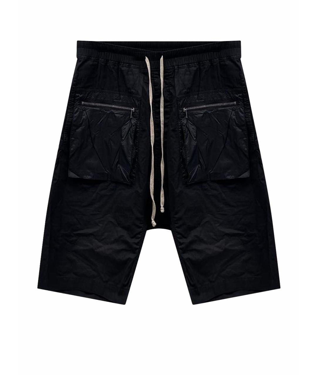 RICK OWENS DRKSHDW Черные хлопковые шорты, фото 1