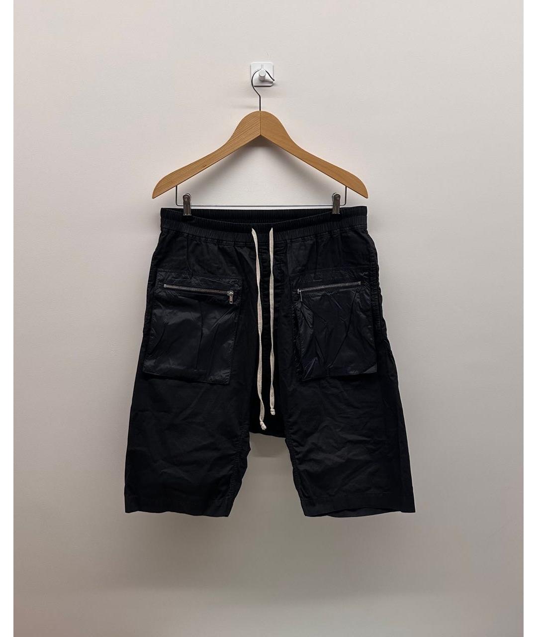 RICK OWENS DRKSHDW Черные хлопковые шорты, фото 5