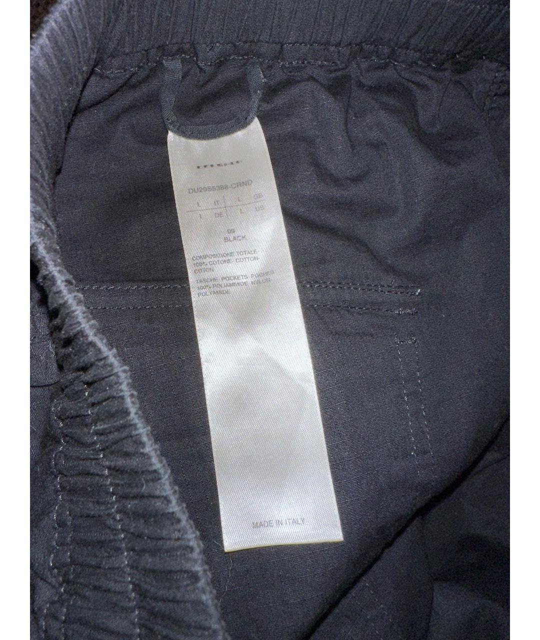 RICK OWENS DRKSHDW Черные хлопковые шорты, фото 3