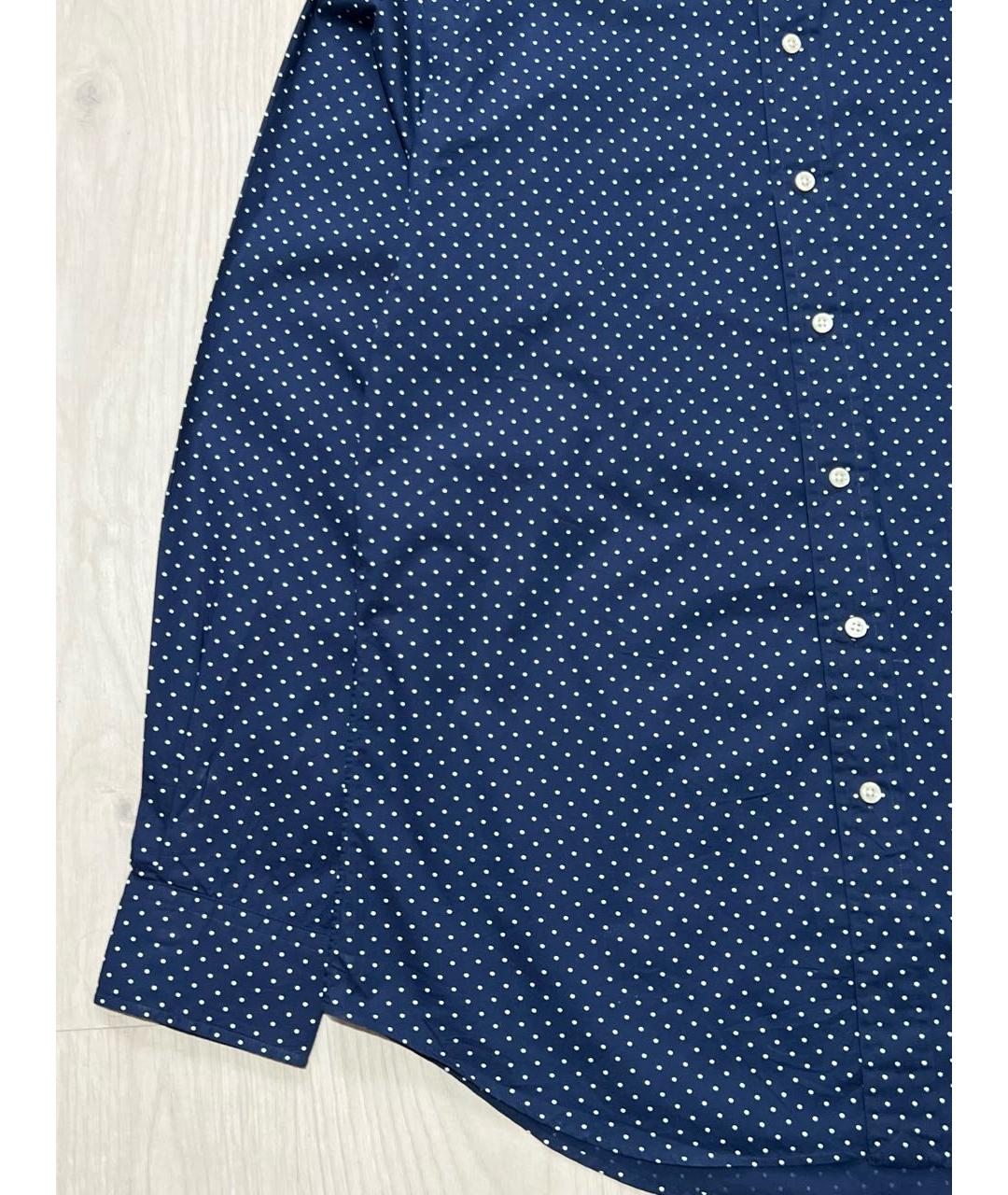 RALPH LAUREN Темно-синяя хлопковая кэжуал рубашка, фото 6