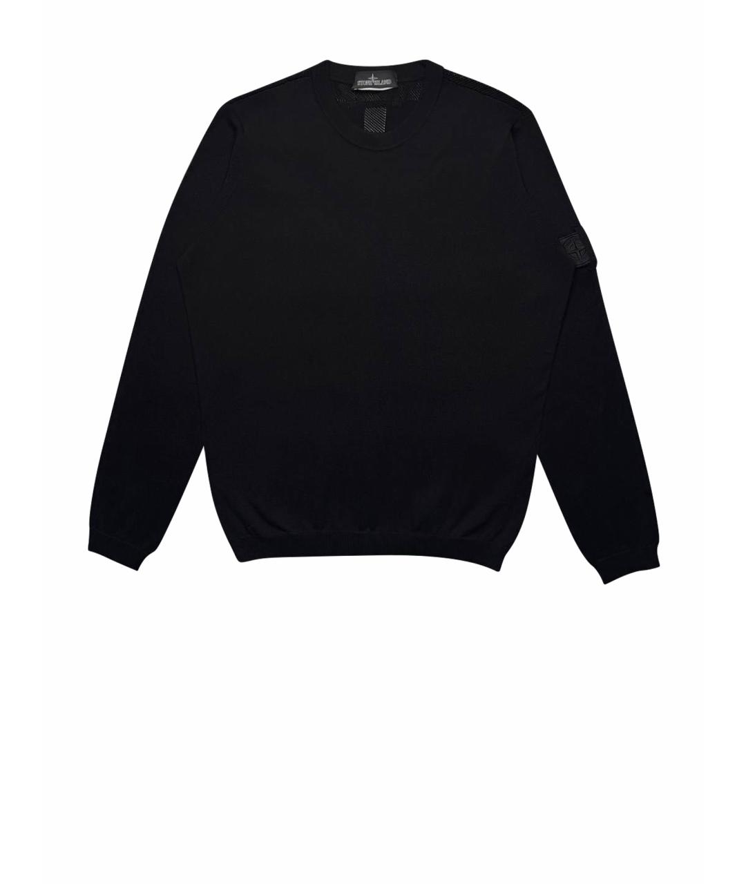 STONE ISLAND SHADOW PROJECT Черный хлопковый джемпер / свитер, фото 1