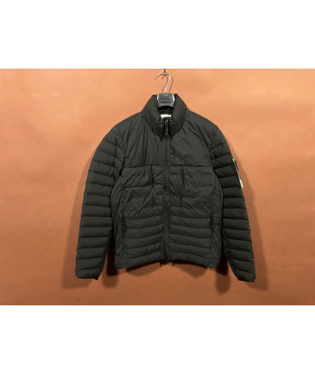 STONE ISLAND Черная полиэстеровая куртка, фото 8