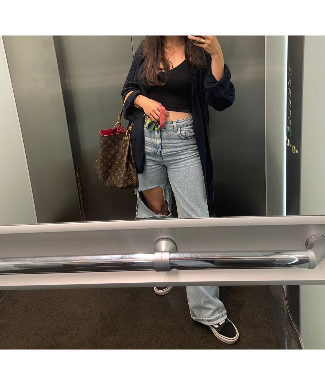 LOUIS VUITTON Коричневая сумка тоут, фото 7