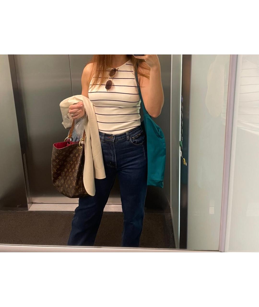 LOUIS VUITTON Коричневая сумка тоут, фото 8