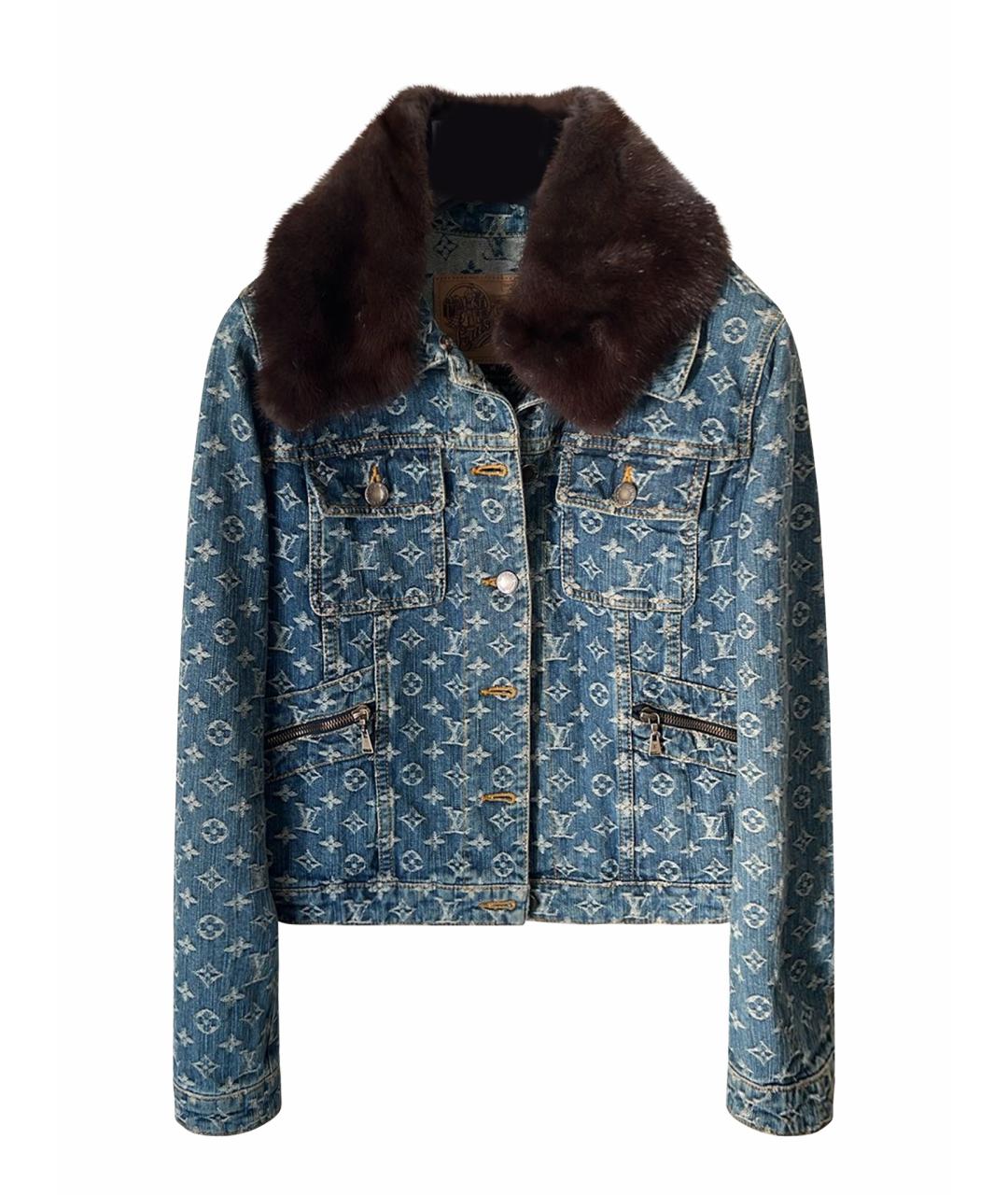 LOUIS VUITTON Голубая деним куртка, фото 9