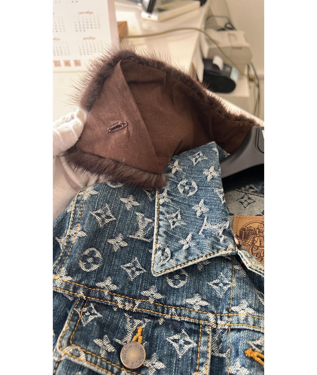 LOUIS VUITTON Голубая деним куртка, фото 8