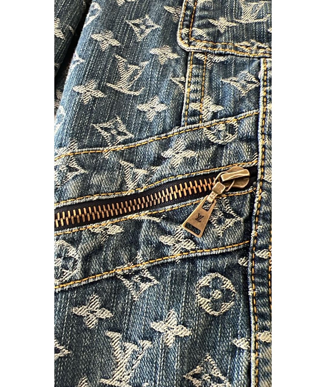 LOUIS VUITTON Голубая деним куртка, фото 5
