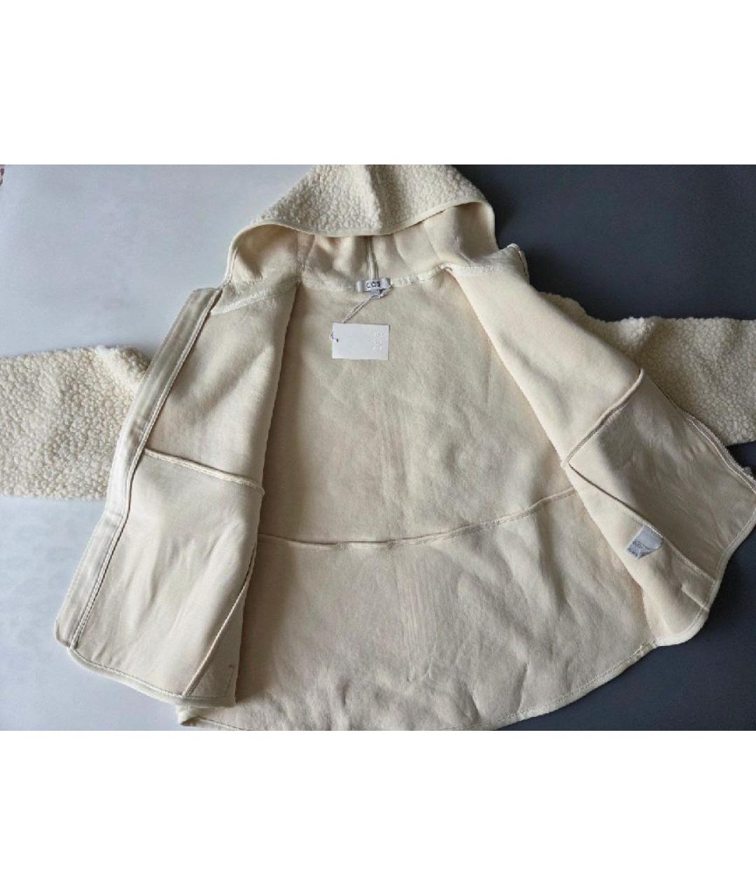 COS Белая шерстяная куртка, фото 6