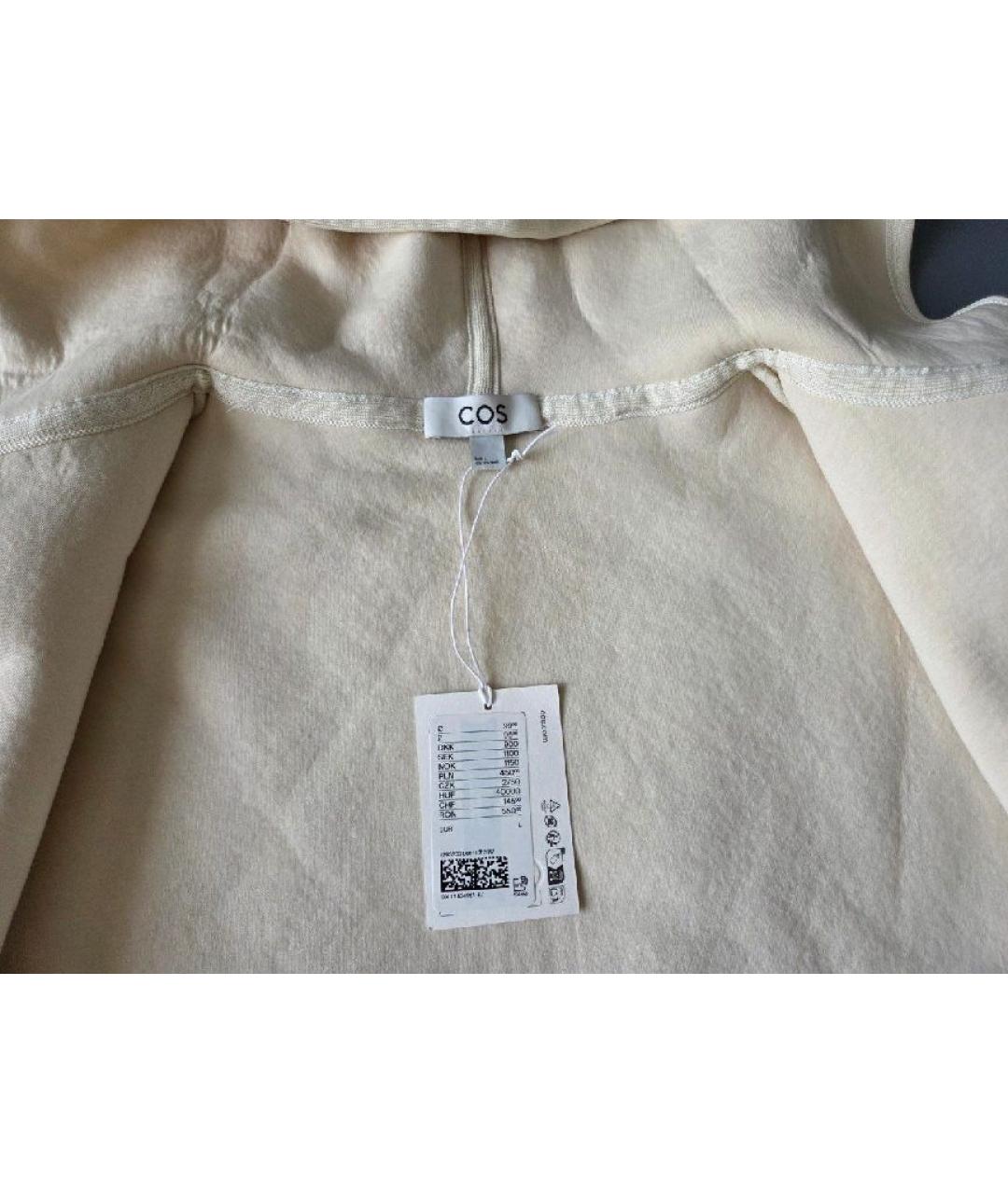 COS Белая шерстяная куртка, фото 3