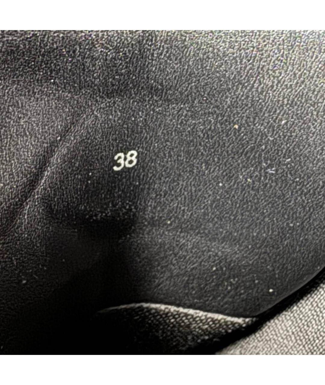 RAF SIMONS Черные кожаные кроссовки, фото 6