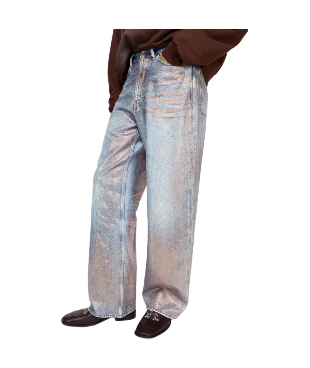 ACNE STUDIOS Синие прямые джинсы, фото 5