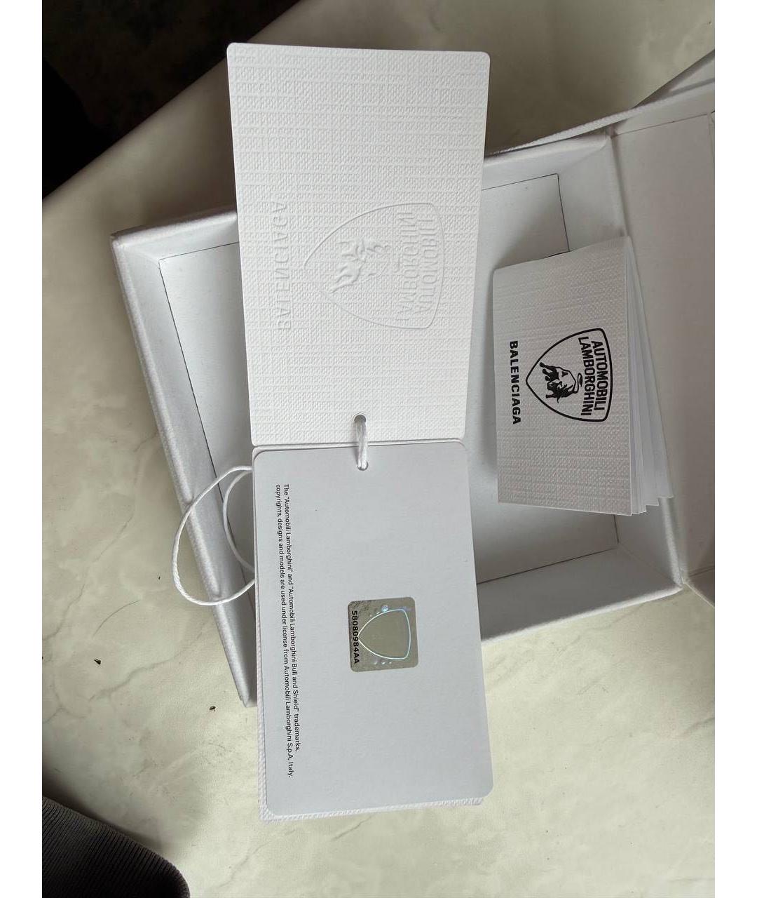 BALENCIAGA Желтый кожаный кардхолдер, фото 5