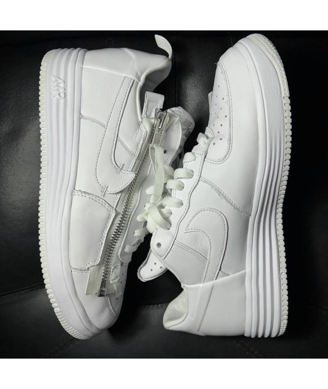 ACRONYM® Белые кожаные низкие кроссовки / кеды, фото 4