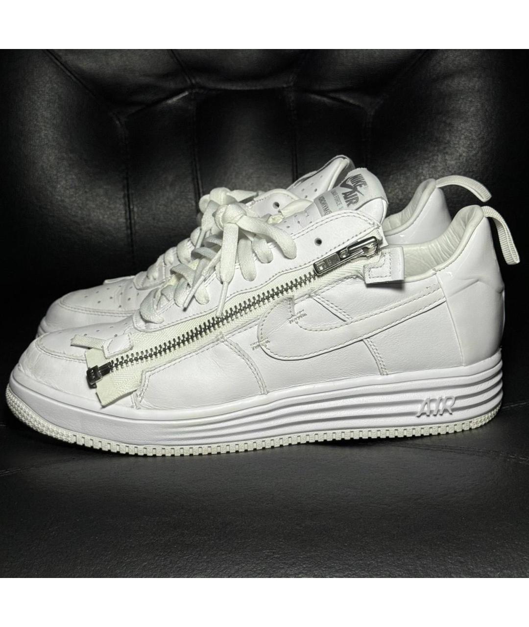 ACRONYM® Белые кожаные низкие кроссовки / кеды, фото 3