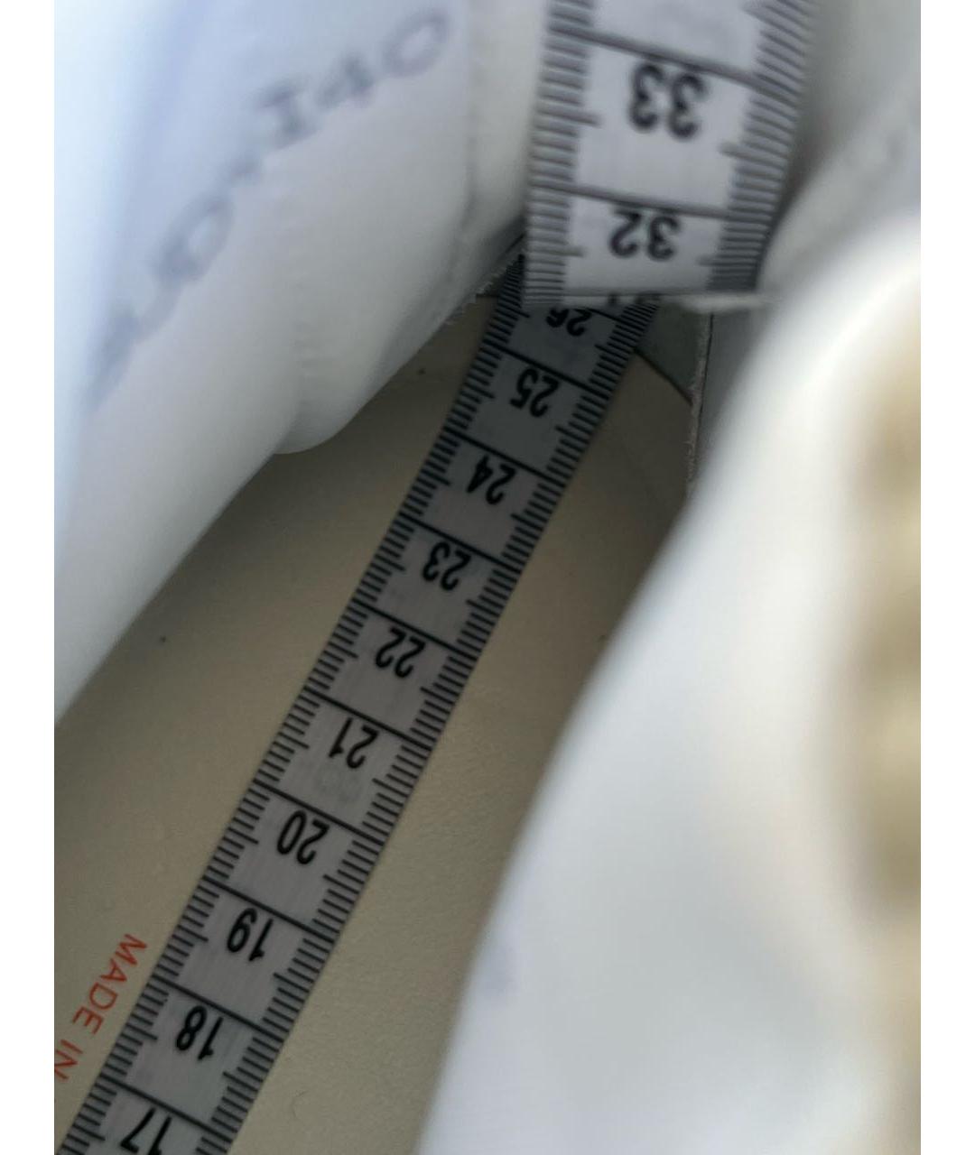 SANTONI Бежевые кожаные полусапоги, фото 8