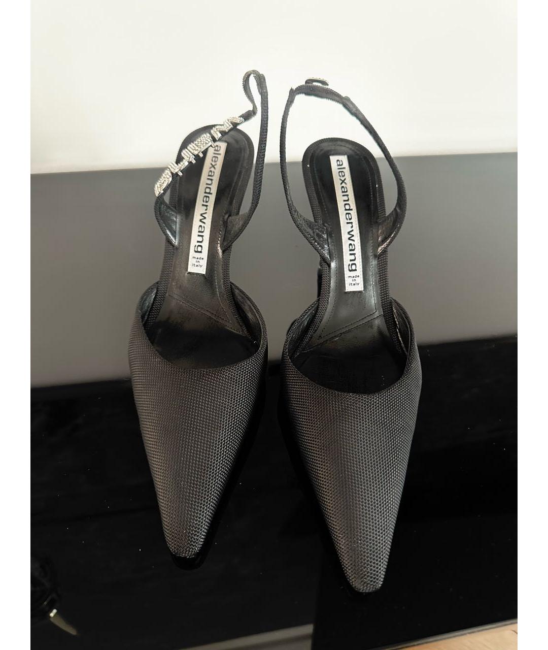 ALEXANDER WANG Черные босоножки, фото 6