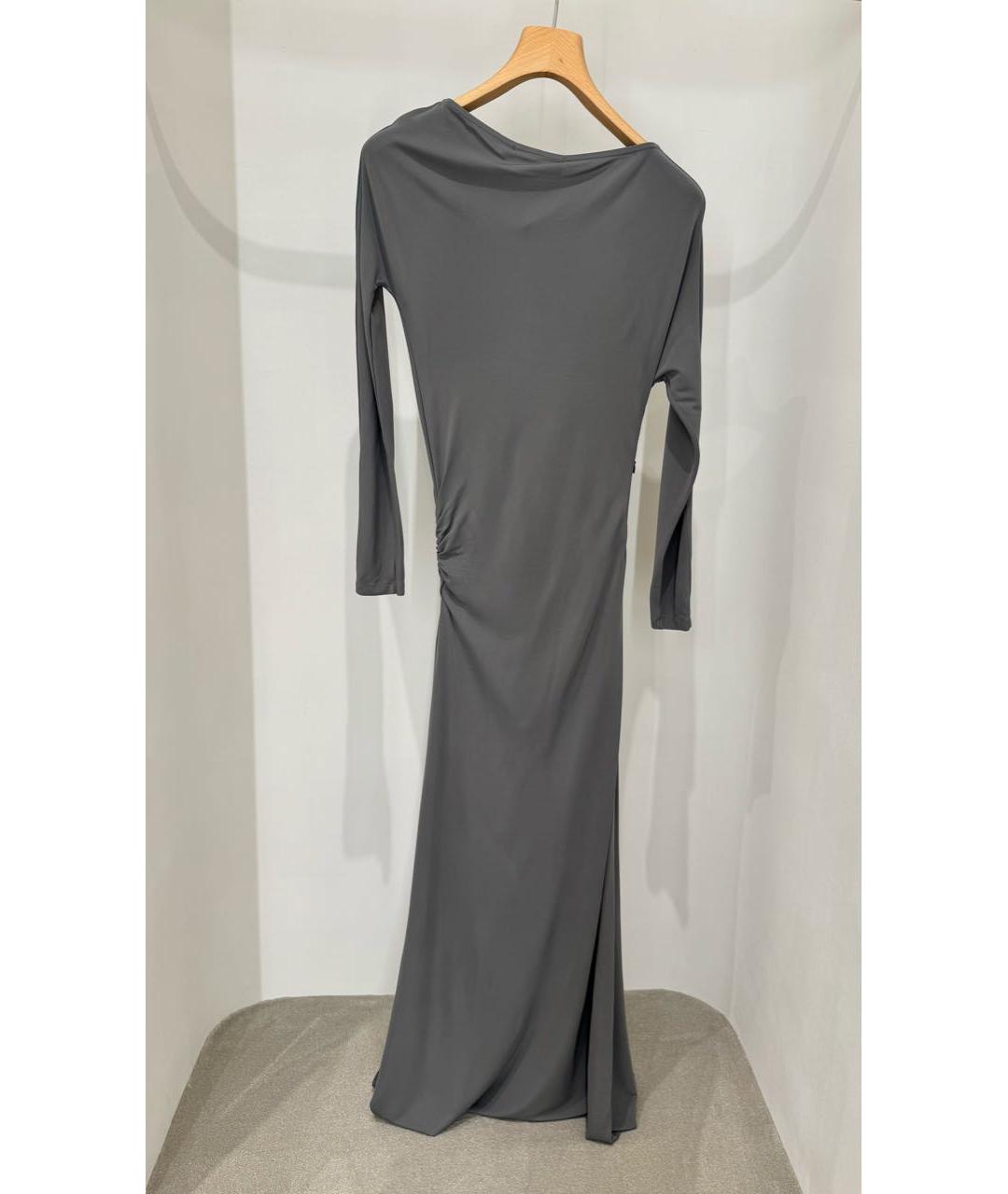 Aya Muse Серое вискозное платье, фото 4