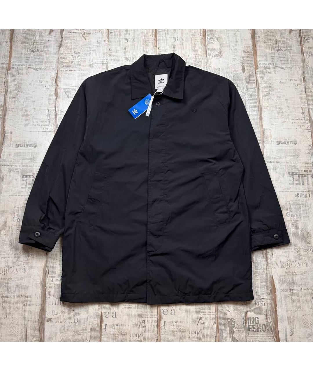 ADIDAS Черный тренч / плащ, фото 2