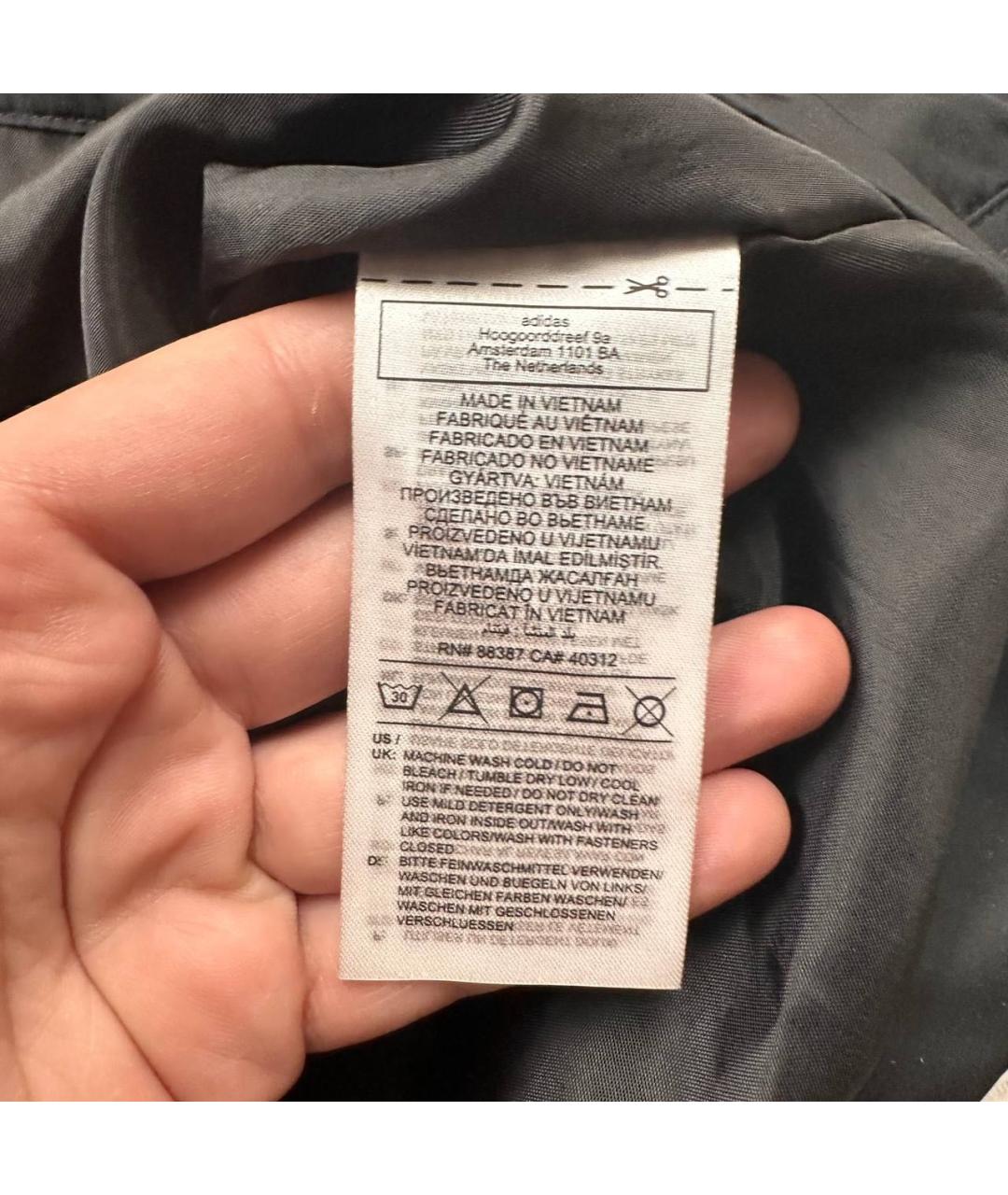 ADIDAS Черный тренч / плащ, фото 5