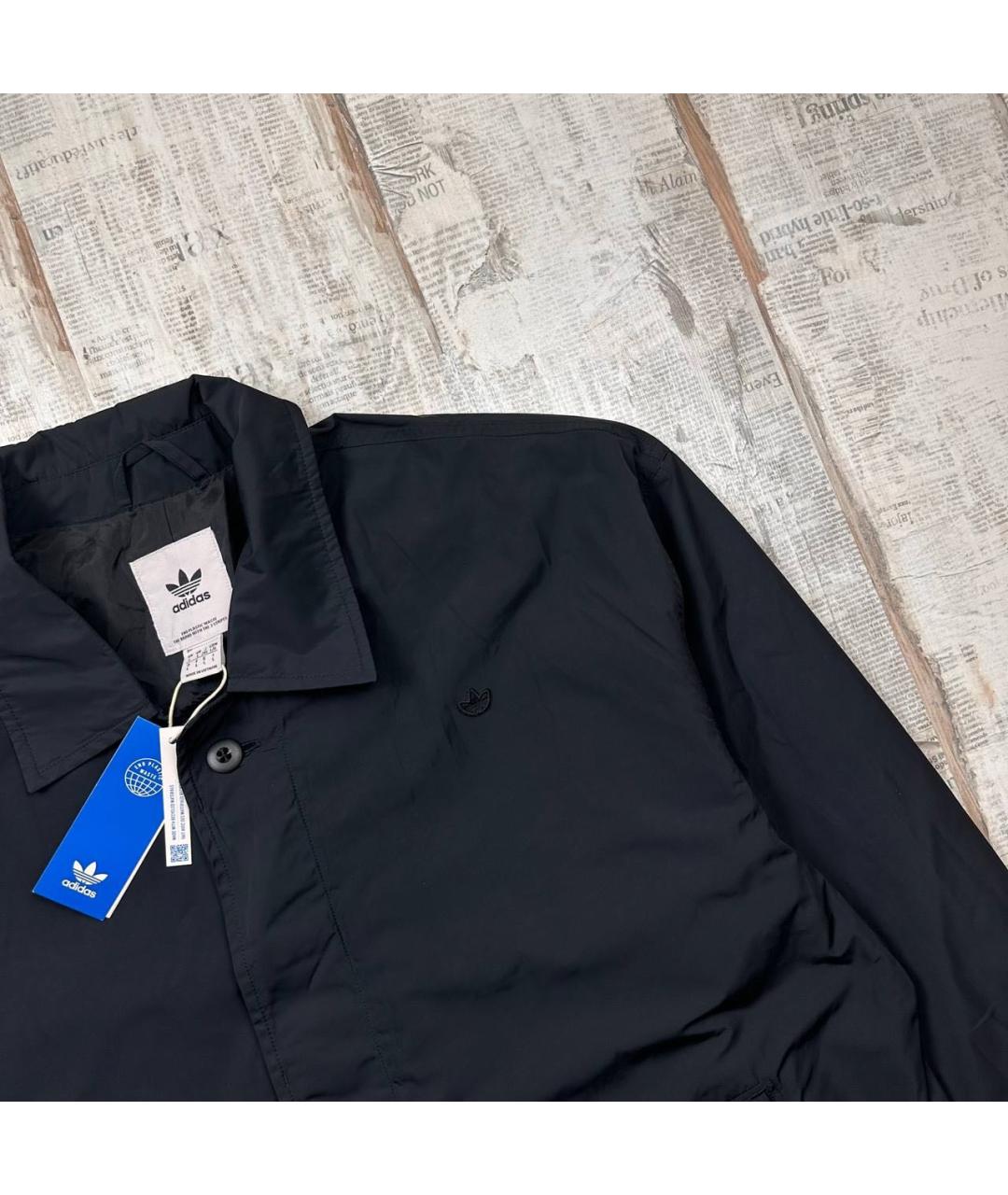 ADIDAS Черный тренч / плащ, фото 3