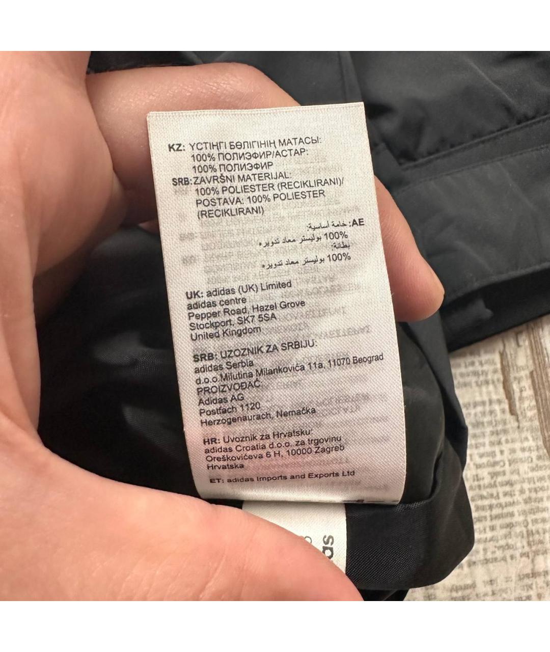 ADIDAS Черный тренч / плащ, фото 7