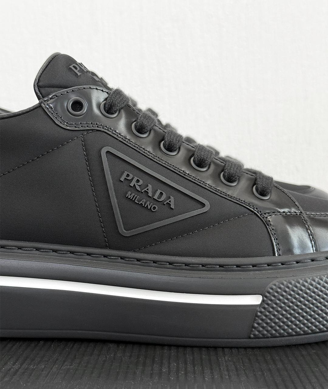 PRADA Черные кеды, фото 4