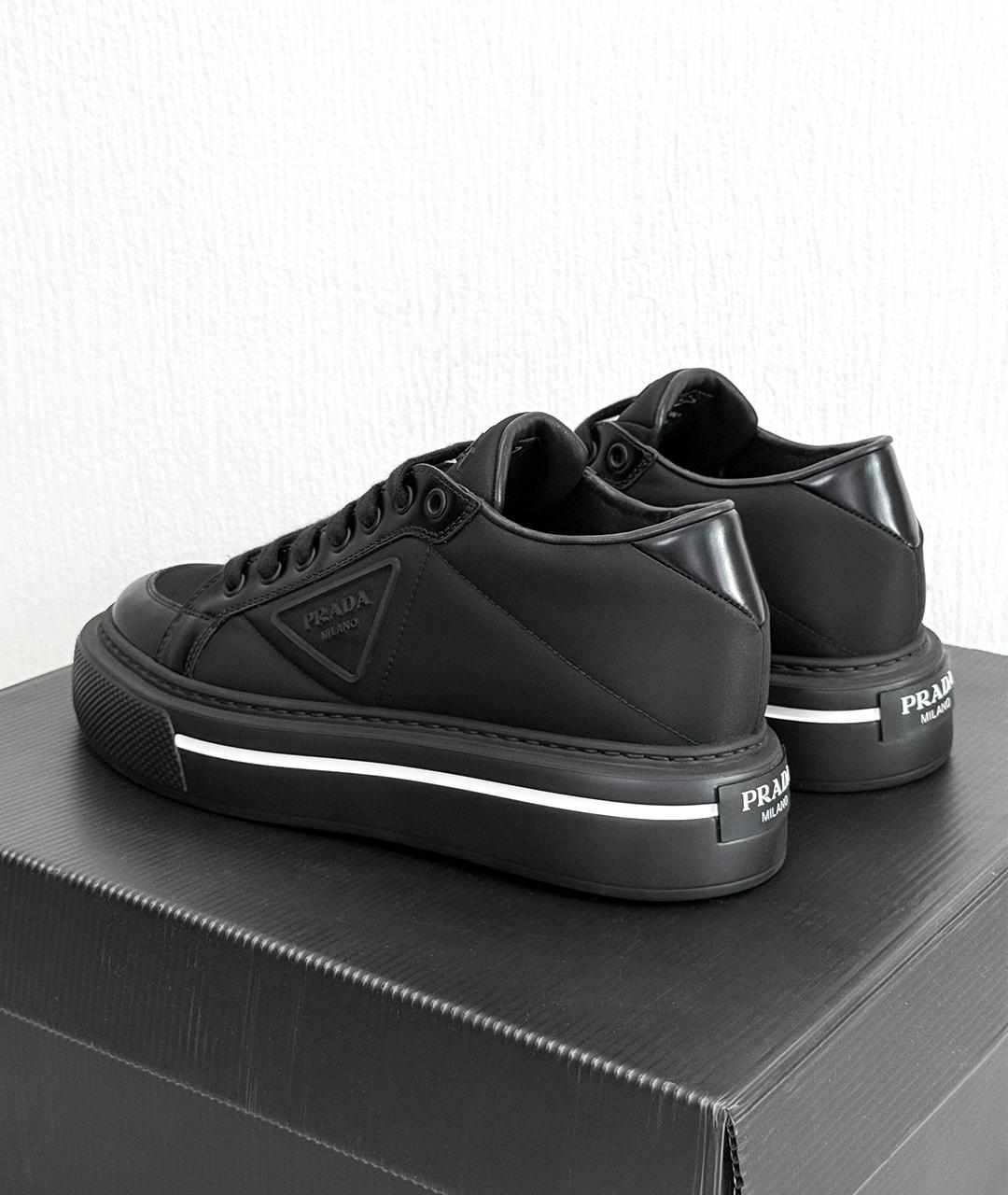 PRADA Черные кеды, фото 6