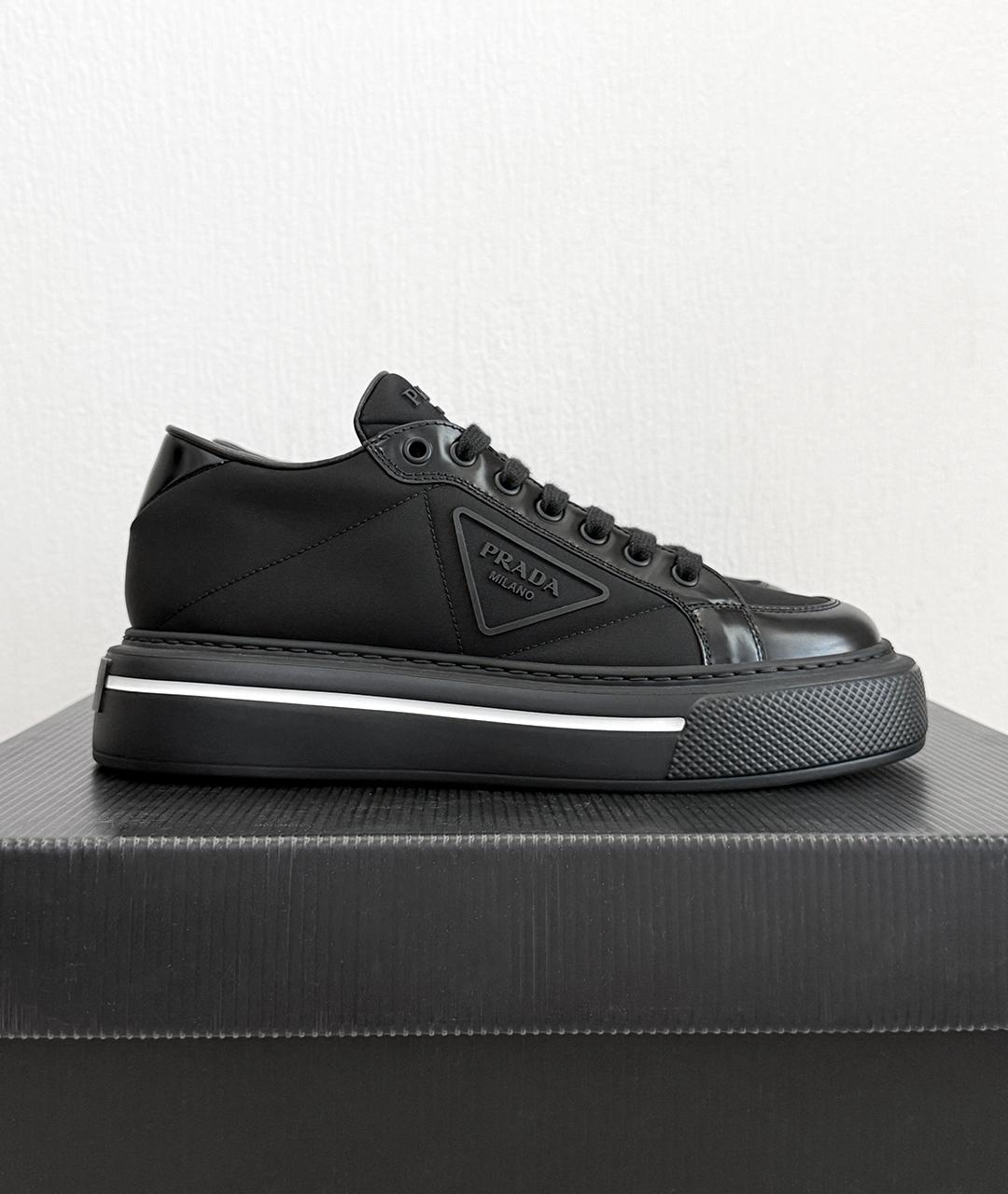 PRADA Черные кеды, фото 7