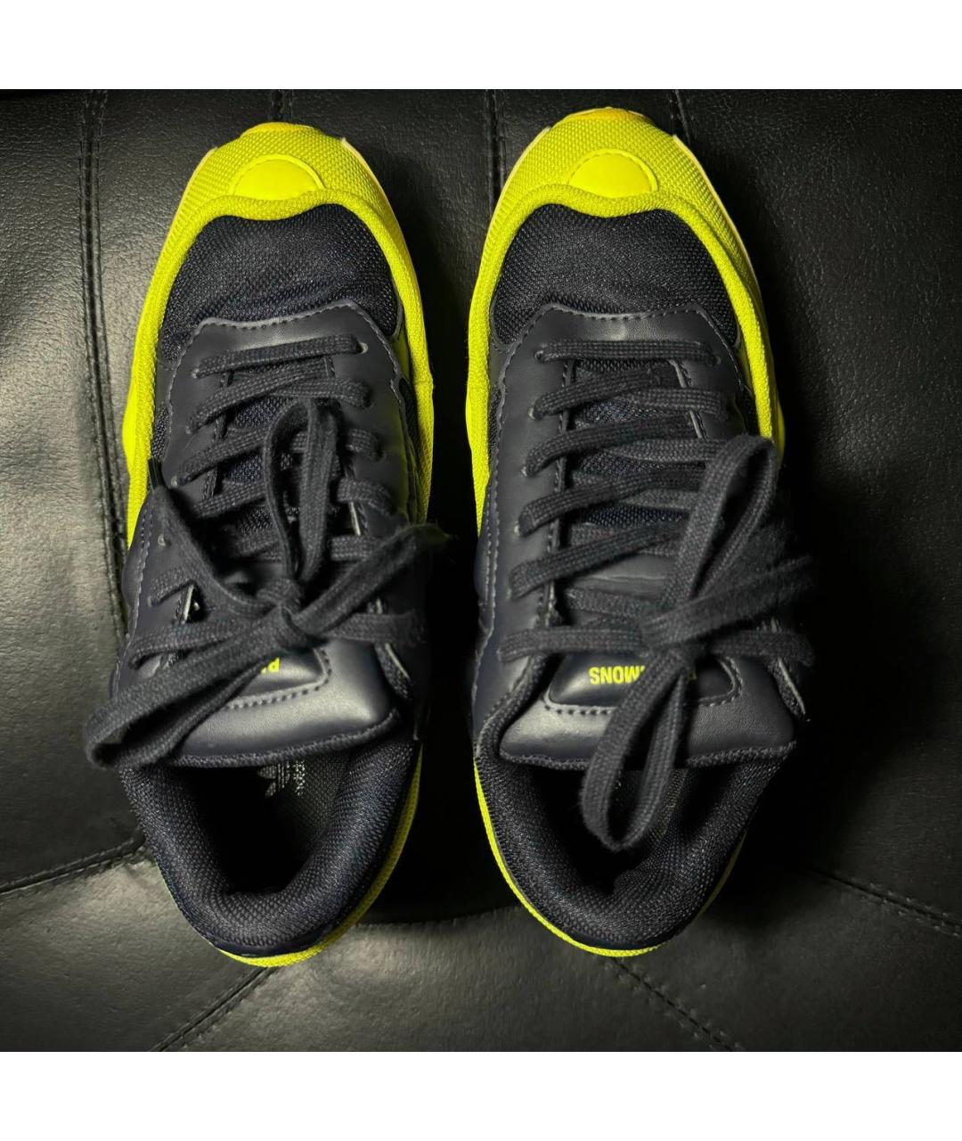 ADIDAS X RAF SIMONS Желтые текстильные кроссовки, фото 8