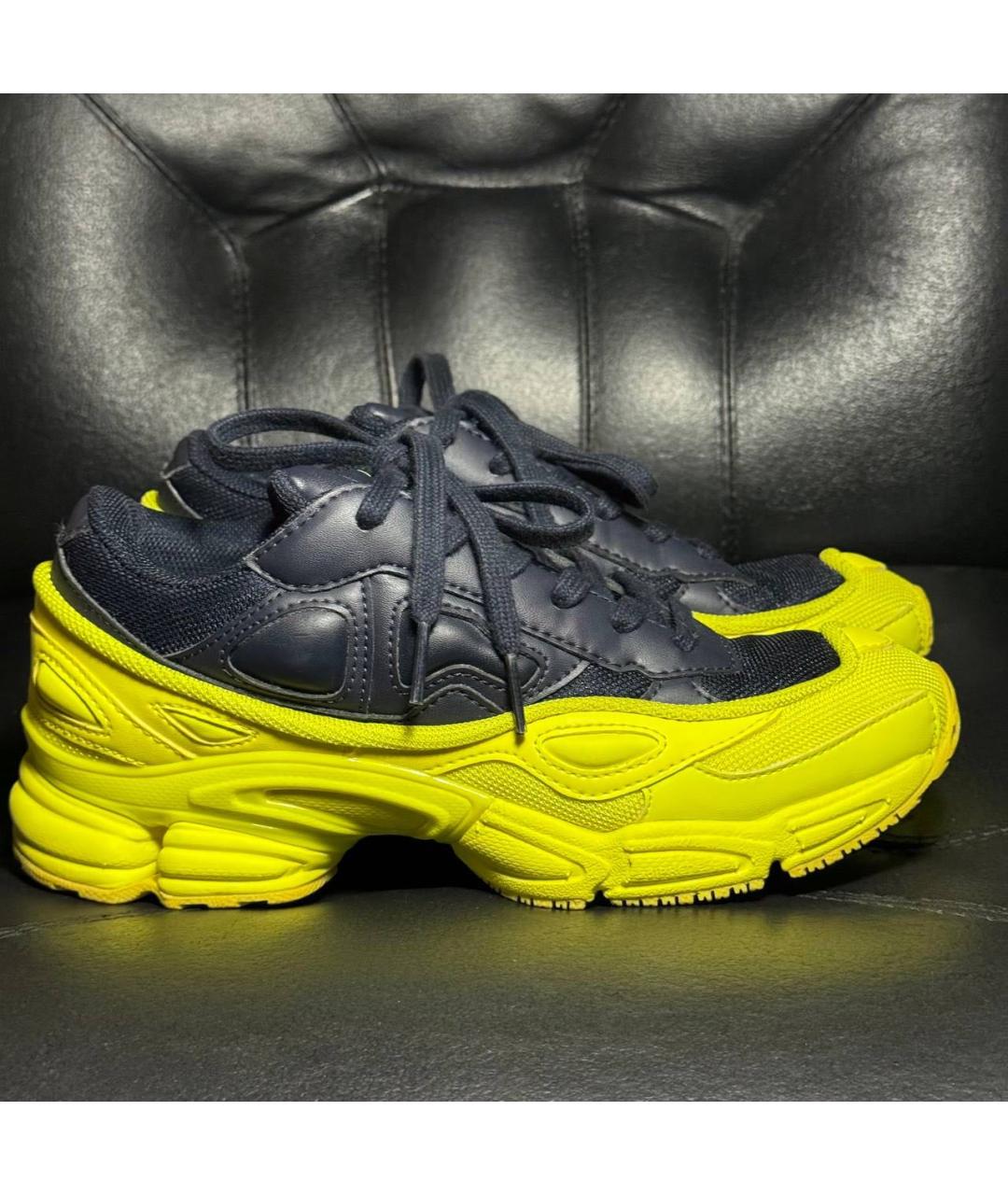 ADIDAS X RAF SIMONS Желтые текстильные кроссовки, фото 9