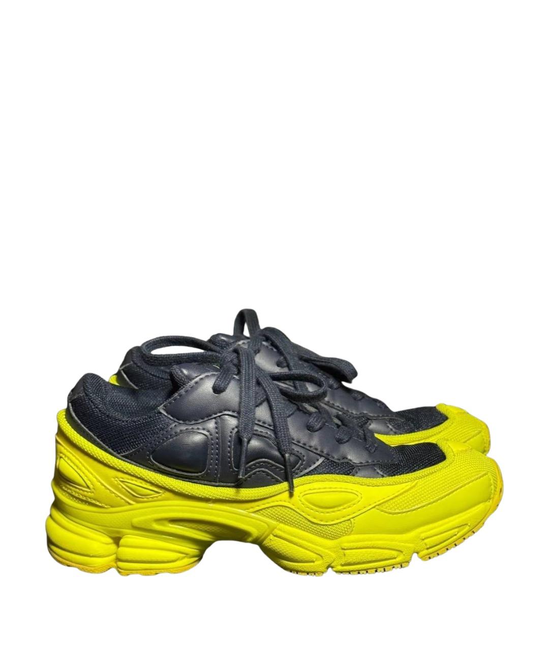 ADIDAS X RAF SIMONS Желтые текстильные кроссовки, фото 1