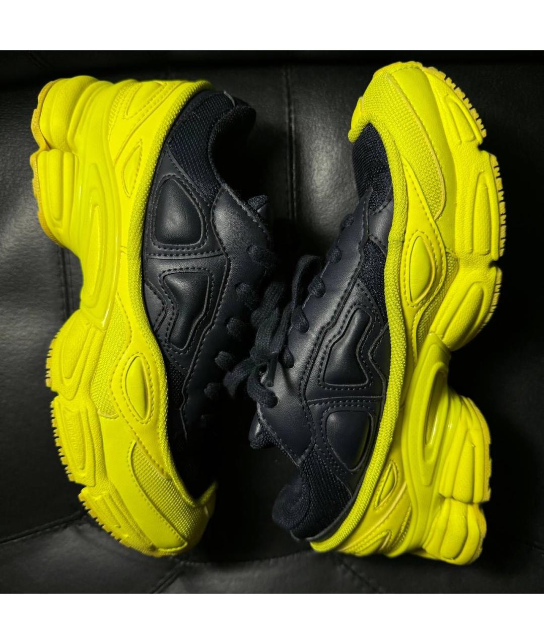 ADIDAS X RAF SIMONS Желтые текстильные кроссовки, фото 4